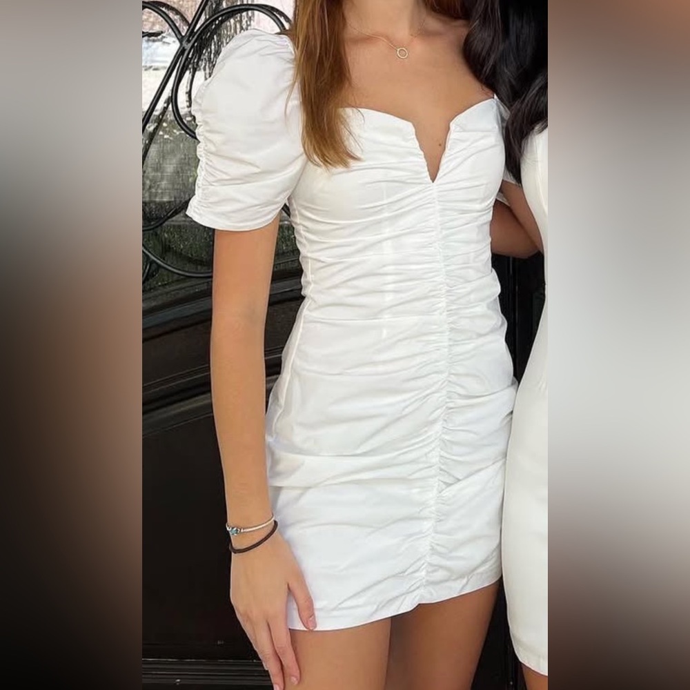 Amanda Uprichard White skylark Mini Dress